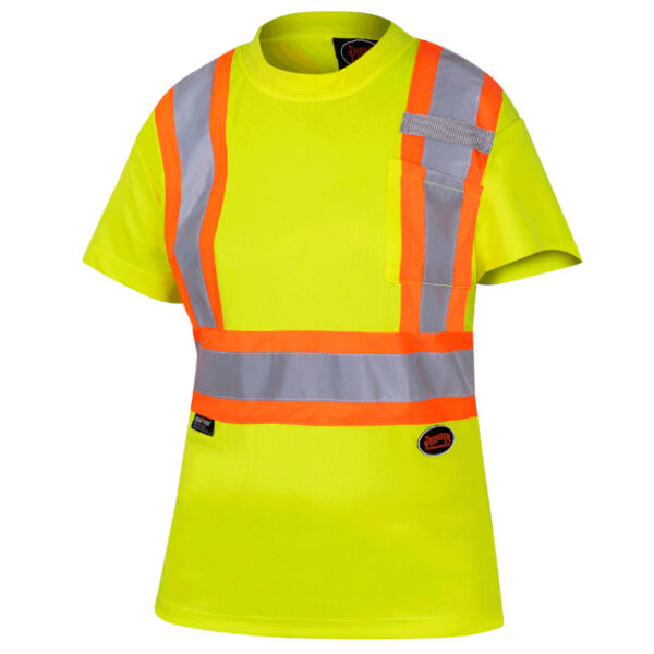 Pioneer Women's Hi-Viz Birdseye Safety T-Shirt