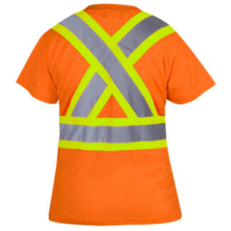 Pioneer Women's Hi-Viz Birdseye Safety T-Shirt5