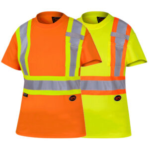 Pioneer Women's Hi-Viz Birdseye Safety T-Shirt