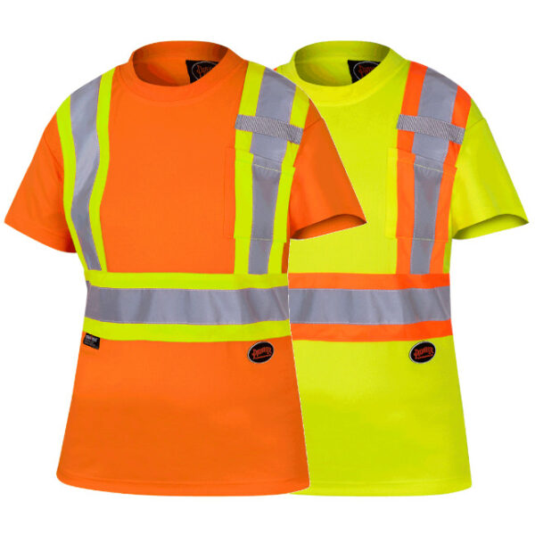 Pioneer Women's Hi-Viz Birdseye Safety T-Shirt