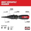 Milwaukee 48-22-2870 7-in-1 Conduit Reamer with ECX