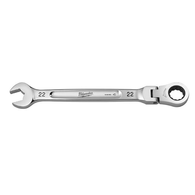 Milwaukee 45-96-9622 22mm Metric Flex Head Ratcheting Combination Wrench