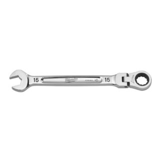 Milwaukee 45-96-9615 15mm Metric Flex Head Ratcheting Combination Wrench