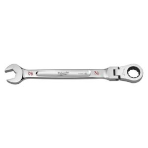Milwaukee 45-96-9820 7/8" SAE Flex Head Ratcheting Combination Wrench