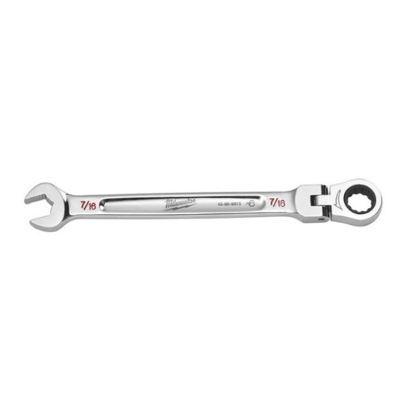 Milwaukee 45-96-9813 7/16" SAE Flex Head Ratcheting Combination Wrench