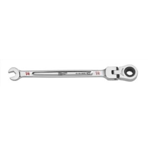 Milwaukee 45-96-9808 1/4" SAE Flex Head Ratcheting Combination Wrench