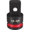 Milwaukee 49-66-6726 SHOCKWAVE Impact Duty 1/2" Drive to 3/4" Drive Adapter Milwaukee 49-66-6726 SHOCKWAVE Impact Duty 1/2" Drive to 3/4" Drive Adapter