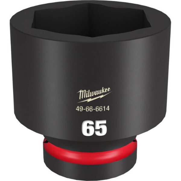 Milwaukee 49-66-6614 SHOCKWAVE Impact Duty 1" Drive 65MM Standard Metric 6-Point Socket Milwaukee 49-66-6614 SHOCKWAVE Impact Duty 1" Drive 65MM Standard Metric 6-Point Socket