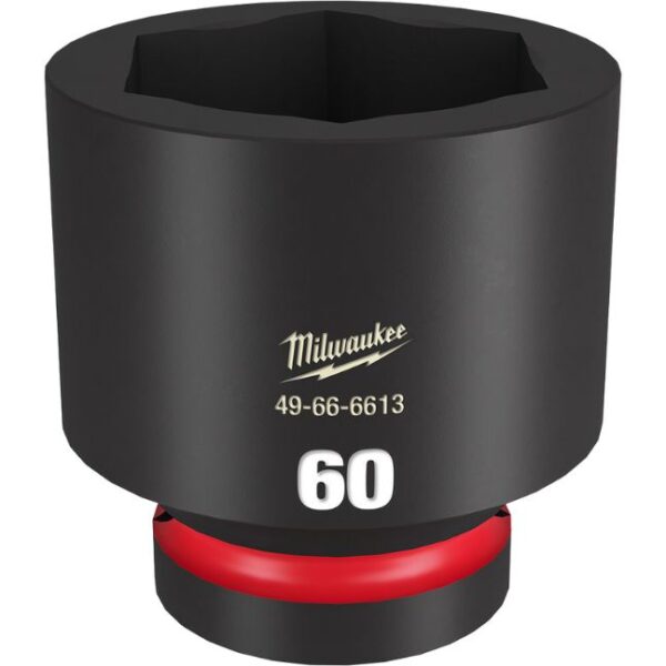 Milwaukee 49-66-6613 SHOCKWAVE Impact Duty 1" Drive 60MM Standard Metric 6-Point Socket Milwaukee 49-66-6613 SHOCKWAVE Impact Duty 1" Drive 60MM Standard Metric 6-Point Socket