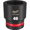 Milwaukee 49-66-6606 SHOCKWAVE Impact Duty 1" Drive 46MM Standard Metric 6-Point Socket Milwaukee 49-66-6606 SHOCKWAVE Impact Duty 1" Drive 46MM Standard Metric 6-Point Socket