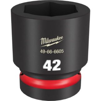 Milwaukee 49-66-6605 SHOCKWAVE Impact Duty 1" Drive 42MM Standard Metric 6-Point Socket
