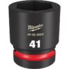 Milwaukee 49-66-6604 SHOCKWAVE Impact Duty 1" Drive 41MM Standard Metric 6-Point Socket Milwaukee 49-66-6604 SHOCKWAVE Impact Duty 1" Drive 41MM Standard Metric 6-Point Socket