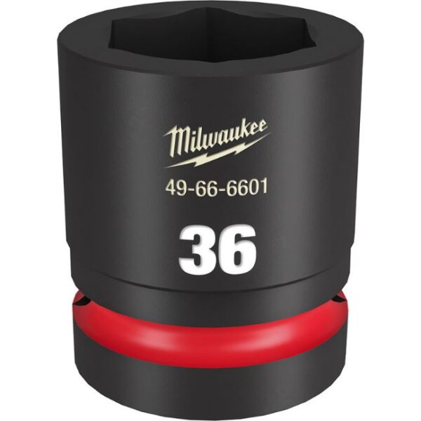 Milwaukee 49-66-6601 SHOCKWAVE Impact Duty 1" Drive 36MM Standard Metric 6-Point Socket Milwaukee 49-66-6601 SHOCKWAVE Impact Duty 1" Drive 36MM Standard Metric 6-Point Socket