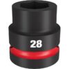 Milwaukee 49-66-6593 SHOCKWAVE Impact Duty 1" Drive 28MM Standard Metric 6-Point Socket Milwaukee 49-66-6593 SHOCKWAVE Impact Duty 1" Drive 28MM Standard Metric 6-Point Socket