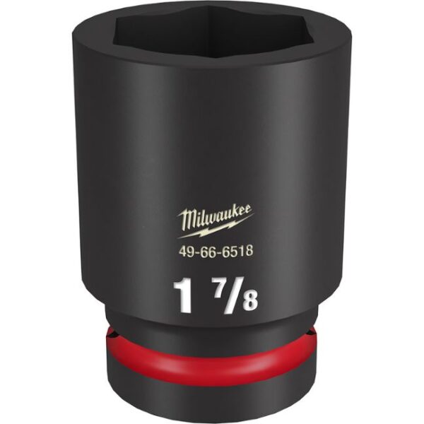 Milwaukee 49-66-6518 SHOCKWAVE Impact Duty 1" Drive 1-7/8" Standard SAE 6-Point Socket Milwaukee 49-66-6518 SHOCKWAVE Impact Duty 1" Drive 1-7/8" Standard SAE 6-Point Socket