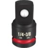 Milwaukee 49-66-6722 SHOCKWAVE Impact Duty 3/8"Drive to 1/4"Drive Reducer Milwaukee 49-66-6722 SHOCKWAVE Impact Duty 3/8"Drive to 1/4"Drive Reducer