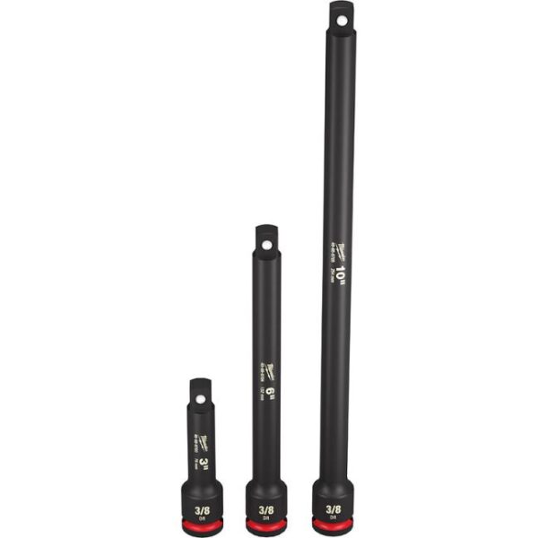 Milwaukee 49-66-6714 SHOCKWAVE Impact Duty 3/8"Drive Extension Set 3-Piece Milwaukee 49-66-6714 SHOCKWAVE Impact Duty 3/8"Drive Extension Set 3-Piece