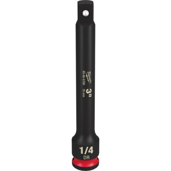Milwaukee 49-66-6700 SHOCKWAVE Impact Duty 1/4"Drive 3" Extension Milwaukee 49-66-6700 SHOCKWAVE Impact Duty 1/4"Drive 3" Extension