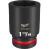 Milwaukee 49-66-6517 SHOCKWAVE Impact Duty 1" Drive 1-13/16" Standard SAE 6-Point Socket Milwaukee 49-66-6517 SHOCKWAVE Impact Duty 1" Drive 1-13/16" Standard SAE 6-Point Socket