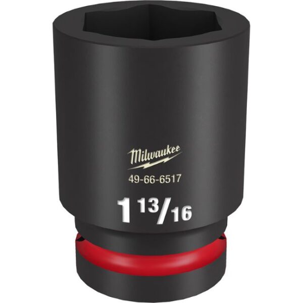 Milwaukee 49-66-6517 SHOCKWAVE Impact Duty 1" Drive 1-13/16" Standard SAE 6-Point Socket Milwaukee 49-66-6517 SHOCKWAVE Impact Duty 1" Drive 1-13/16" Standard SAE 6-Point Socket