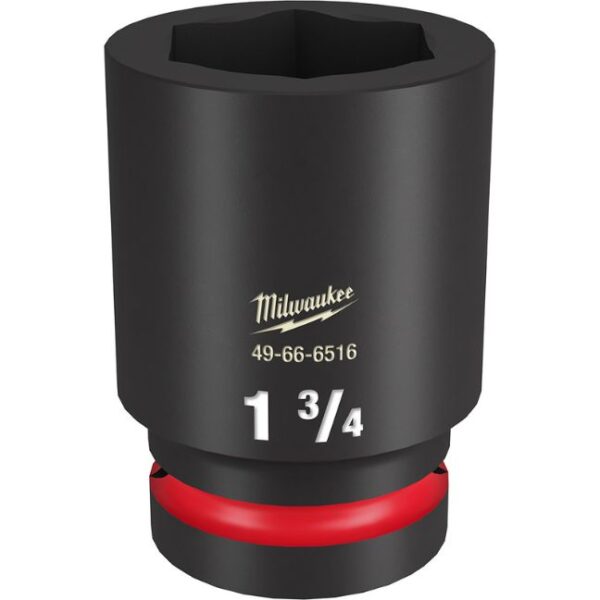 Milwaukee 49-66-6516 SHOCKWAVE Impact Duty 1" Drive 1-3/4" Standard SAE 6-Point Socket Milwaukee 49-66-6516 SHOCKWAVE Impact Duty 1" Drive 1-3/4" Standard SAE 6-Point Socket
