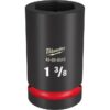 Milwaukee 49-66-6510 SHOCKWAVE Impact Duty 1" Drive 1-3/8" Standard SAE 6-Point Socket Milwaukee 49-66-6510 SHOCKWAVE Impact Duty 1" Drive 1-3/8" Standard SAE 6-Point Socket