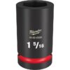 Milwaukee 49-66-6509 SHOCKWAVE Impact Duty 1" Drive 1-5/16" Standard SAE 6-Point Socket Milwaukee 49-66-6509 SHOCKWAVE Impact Duty 1" Drive 1-5/16" Standard SAE 6-Point Socket