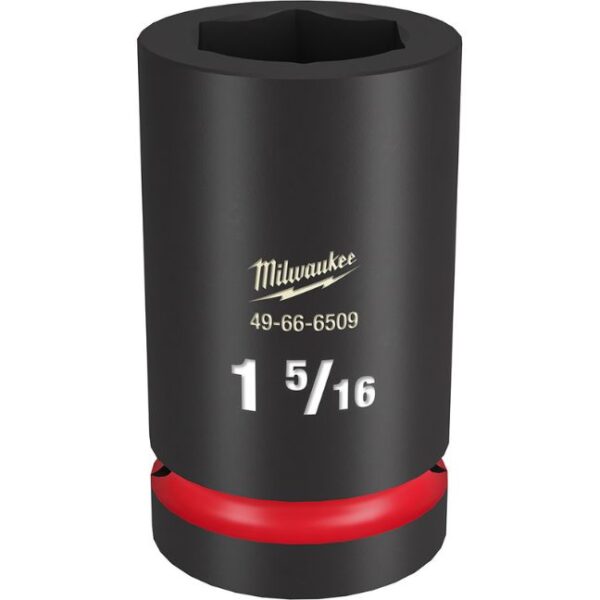 Milwaukee 49-66-6509 SHOCKWAVE Impact Duty 1" Drive 1-5/16" Standard SAE 6-Point Socket Milwaukee 49-66-6509 SHOCKWAVE Impact Duty 1" Drive 1-5/16" Standard SAE 6-Point Socket