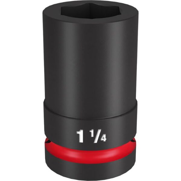 Milwaukee 49-66-6508 SHOCKWAVE Impact Duty 1" Drive 1-1/4" Standard SAE 6-Point Socket Milwaukee 49-66-6508 SHOCKWAVE Impact Duty 1" Drive 1-1/4" Standard SAE 6-Point Socket