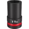 Milwaukee 49-66-6507 SHOCKWAVE Impact Duty 1" Drive 1-3/16" Standard SAE 6-Point Socket Milwaukee 49-66-6507 SHOCKWAVE Impact Duty 1" Drive 1-3/16" Standard SAE 6-Point Socket