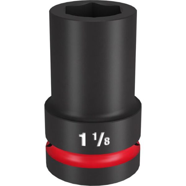 Milwaukee 49-66-6506 SHOCKWAVE Impact Duty 1" Drive 1-1/8" Standard SAE 6-Point Socket Milwaukee 49-66-6506 SHOCKWAVE Impact Duty 1" Drive 1-1/8" Standard SAE 6-Point Socket
