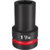 Milwaukee 49-66-6505 SHOCKWAVE Impact Duty 1" Drive 1-1/16" Standard SAE 6-Point Socket Milwaukee 49-66-6505 SHOCKWAVE Impact Duty 1" Drive 1-1/16" Standard SAE 6-Point Socket
