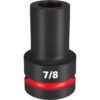 Milwaukee 49-66-6502 SHOCKWAVE Impact Duty 1" Drive 7/8" Standard SAE 6-Point Socket Milwaukee 49-66-6502 SHOCKWAVE Impact Duty 1" Drive 7/8" Standard SAE 6-Point Socket