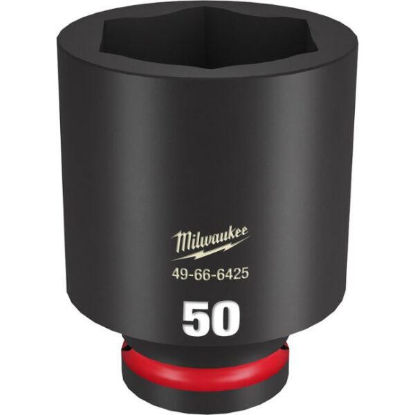 Milwaukee 49-66-6425 SHOCKWAVE Impact Duty 3/4" Drive 50MM Standard Metric 6-Point Socket Milwaukee 49-66-6425 SHOCKWAVE Impact Duty 3/4" Drive 50MM Standard Metric 6-Point Socket