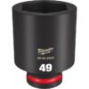 Milwaukee 49-66-6424 SHOCKWAVE Impact Duty 3/4" Drive 50MM Standard Metric 6-Point Socket Milwaukee 49-66-6424 SHOCKWAVE Impact Duty 3/4" Drive 50MM Standard Metric 6-Point Socket