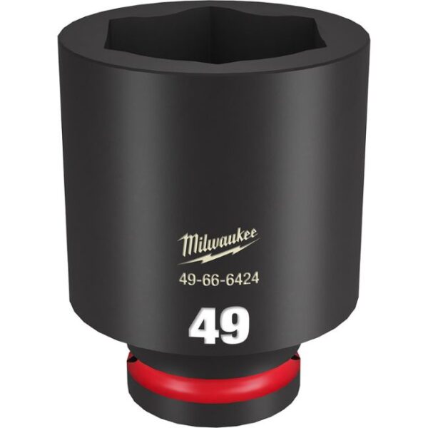 Milwaukee 49-66-6424 SHOCKWAVE Impact Duty 3/4" Drive 50MM Standard Metric 6-Point Socket Milwaukee 49-66-6424 SHOCKWAVE Impact Duty 3/4" Drive 50MM Standard Metric 6-Point Socket