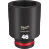 Milwaukee 49-66-6421 SHOCKWAVE Impact Duty 3/4" Drive 46MM Standard Metric 6-Point Socket Milwaukee 49-66-6421 SHOCKWAVE Impact Duty 3/4" Drive 46MM Standard Metric 6-Point Socket