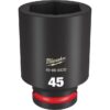 Milwaukee 49-66-6420 SHOCKWAVE Impact Duty 3/4" Drive 45MM Standard Metric 6-Point Socket Milwaukee 49-66-6420 SHOCKWAVE Impact Duty 3/4" Drive 45MM Standard Metric 6-Point Socket