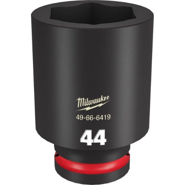 Milwaukee 49-66-6419 SHOCKWAVE Impact Duty 3/4" Drive 44MM Standard Metric 6-Point Socket Milwaukee 49-66-6419 SHOCKWAVE Impact Duty 3/4" Drive 44MM Standard Metric 6-Point Socket