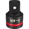 Milwaukee 49-66-6729 SHOCKWAVE Impact Duty 3/4" Drive to 1" Drive Adapter Milwaukee 49-66-6729 SHOCKWAVE Impact Duty 3/4" Drive to 1" Drive Adapter