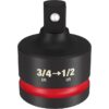 Milwaukee 49-66-6728 SHOCKWAVE Impact Duty 3/4" Drive to 1/2" Drive Reducer Milwaukee 49-66-6728 SHOCKWAVE Impact Duty 3/4" Drive to 1/2" Drive Reducer