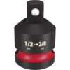 Milwaukee 49-66-6725 SHOCKWAVE Impact Duty 1/2" Drive to 3/8" Drive Reducer Milwaukee 49-66-6725 SHOCKWAVE Impact Duty 1/2" Drive to 3/8" Drive Reducer