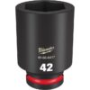 Milwaukee 49-66-6417 SHOCKWAVE Impact Duty 3/4" Drive 42MM Standard Metric 6-Point Socket Milwaukee 49-66-6417 SHOCKWAVE Impact Duty 3/4" Drive 42MM Standard Metric 6-Point Socket