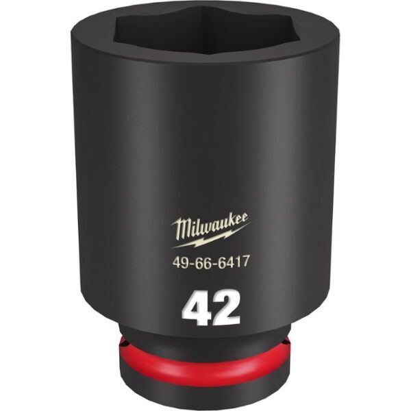 Milwaukee 49-66-6417 SHOCKWAVE Impact Duty 3/4" Drive 42MM Standard Metric 6-Point Socket Milwaukee 49-66-6417 SHOCKWAVE Impact Duty 3/4" Drive 42MM Standard Metric 6-Point Socket