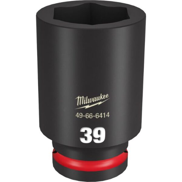 Milwaukee 49-66-6414 SHOCKWAVE Impact Duty 3/4" Drive 39MM Standard Metric 6-Point Socket Milwaukee 49-66-6414 SHOCKWAVE Impact Duty 3/4" Drive 39MM Standard Metric 6-Point Socket