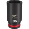 Milwaukee 49-66-6410 SHOCKWAVE Impact Duty 3/4" Drive 35MM Standard Metric 6-Point Socket Milwaukee 49-66-6410 SHOCKWAVE Impact Duty 3/4" Drive 35MM Standard Metric 6-Point Socket