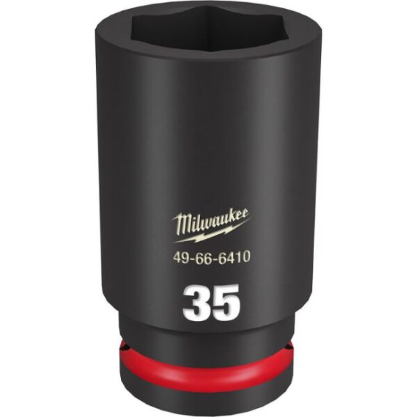 Milwaukee 49-66-6410 SHOCKWAVE Impact Duty 3/4" Drive 35MM Standard Metric 6-Point Socket Milwaukee 49-66-6410 SHOCKWAVE Impact Duty 3/4" Drive 35MM Standard Metric 6-Point Socket