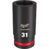 Milwaukee 49-66-6406 SHOCKWAVE Impact Duty 3/4" Drive 31MM Standard Metric 6-Point Socket Milwaukee 49-66-6406 SHOCKWAVE Impact Duty 3/4" Drive 31MM Standard Metric 6-Point Socket