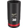 Milwaukee 49-66-6405 SHOCKWAVE Impact Duty 3/4" Drive 30MM Standard Metric 6-Point Socket Milwaukee 49-66-6405 SHOCKWAVE Impact Duty 3/4" Drive 30MM Standard Metric 6-Point Socket