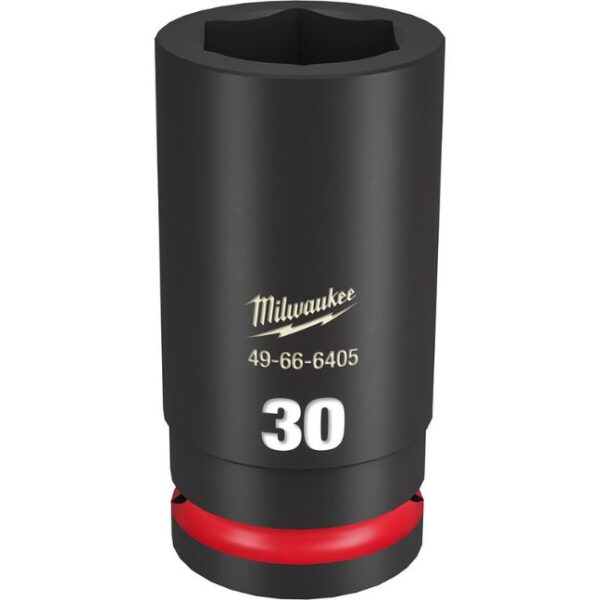 Milwaukee 49-66-6405 SHOCKWAVE Impact Duty 3/4" Drive 30MM Standard Metric 6-Point Socket Milwaukee 49-66-6405 SHOCKWAVE Impact Duty 3/4" Drive 30MM Standard Metric 6-Point Socket